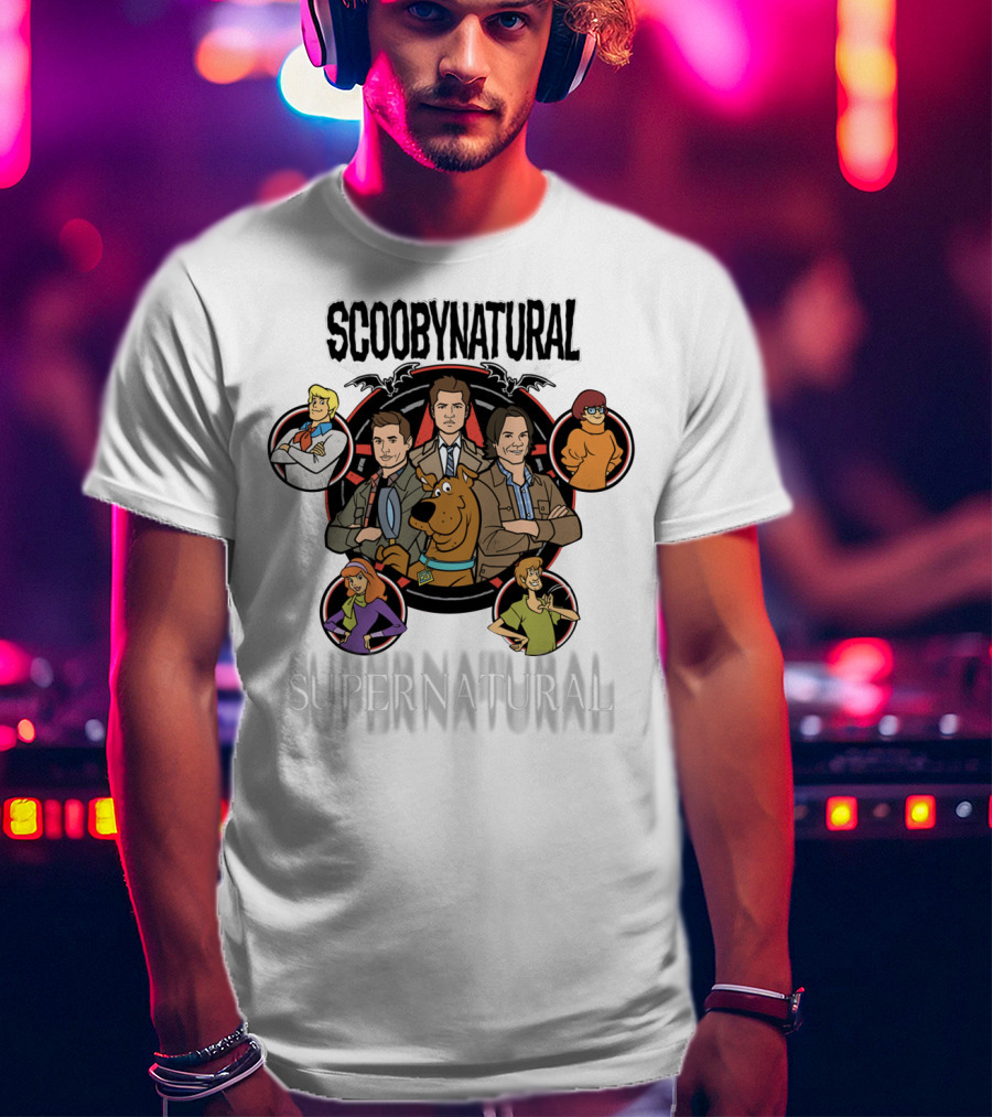 Scoobynatural Supernatural Parody Featuring Scooby Doo Cast And Characters T-Shirt