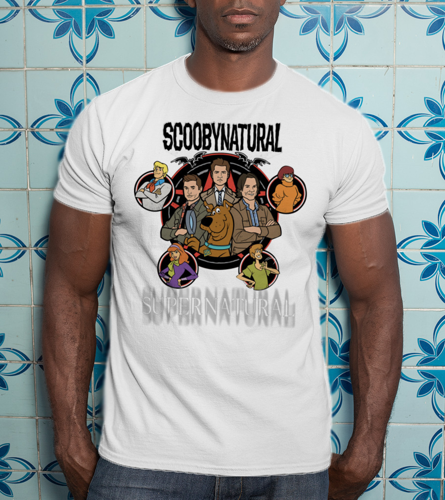Scoobynatural Supernatural Parody Featuring Scooby Doo Cast And Characters T-Shirt