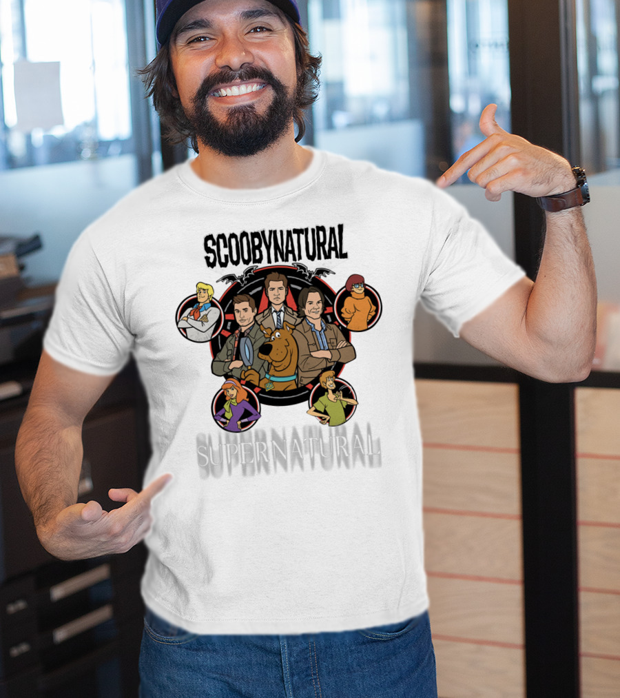 Scoobynatural Supernatural Parody Featuring Scooby Doo Cast And Characters T-Shirt