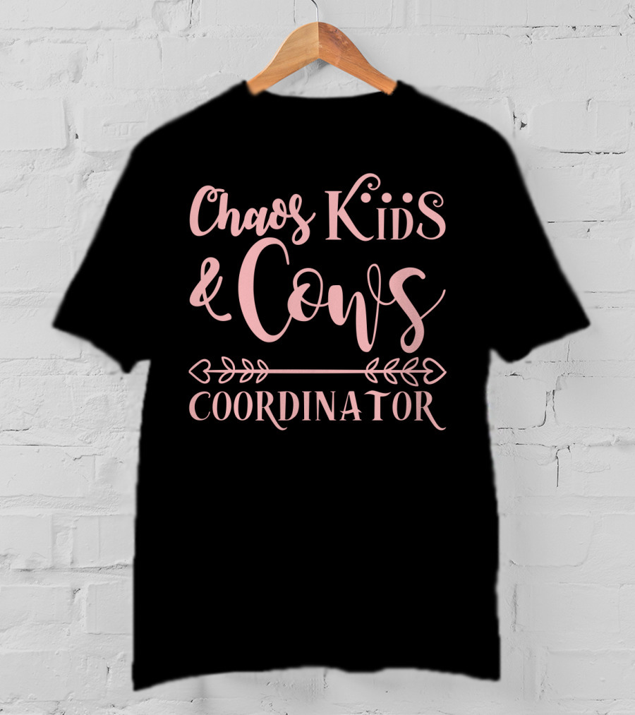 Chaos Kids And Cows Coordinator FunТee T-Shirt