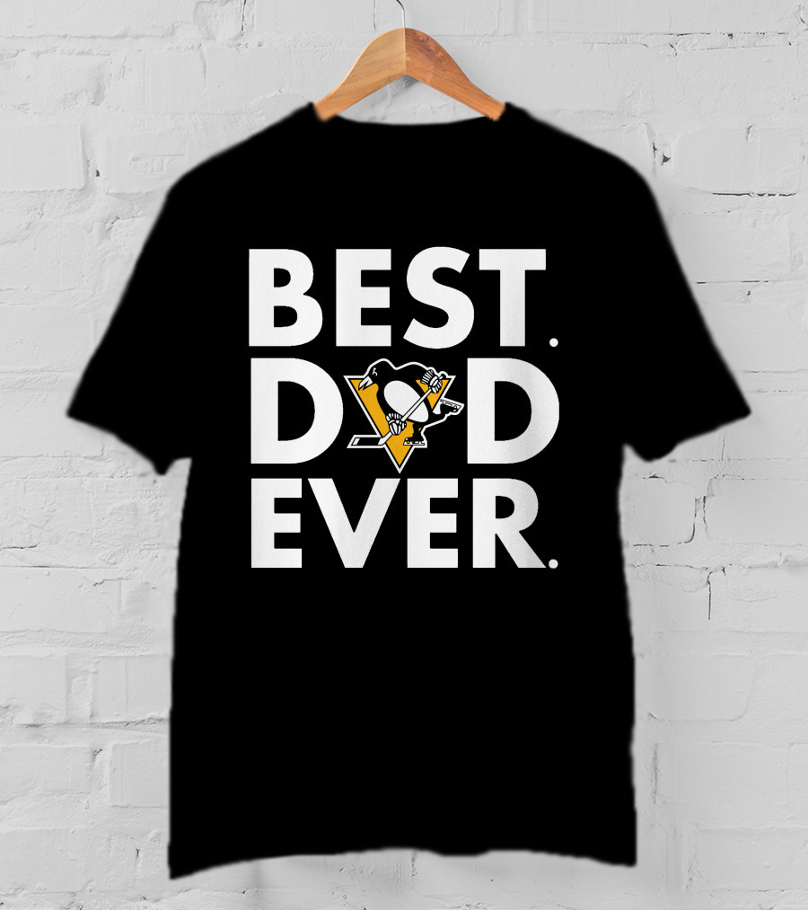 Best Dad Ever Pittsburgh Penguins T-Shirt