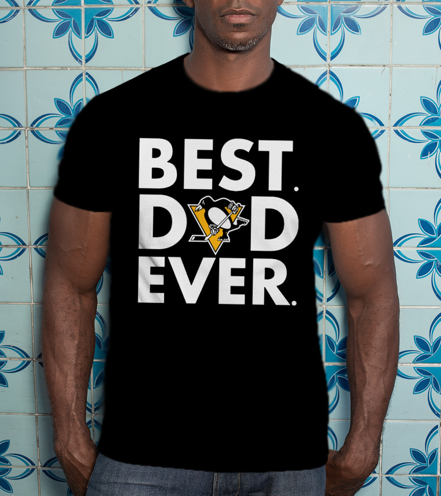 Best Dad Ever Pittsburgh Penguins T-Shirt