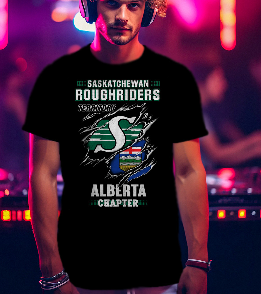 Saskatchewan Roughriders Territory Alberta Chapter T-Shirt