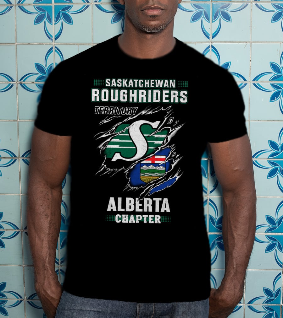 Saskatchewan Roughriders Territory Alberta Chapter T-Shirt