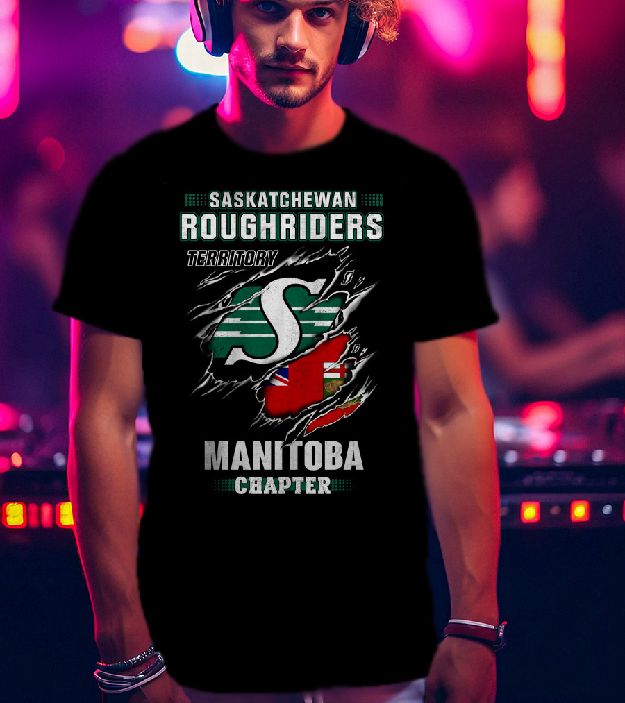 Saskatchewan Roughriders Territory Manitoba Chapter T-Shirt