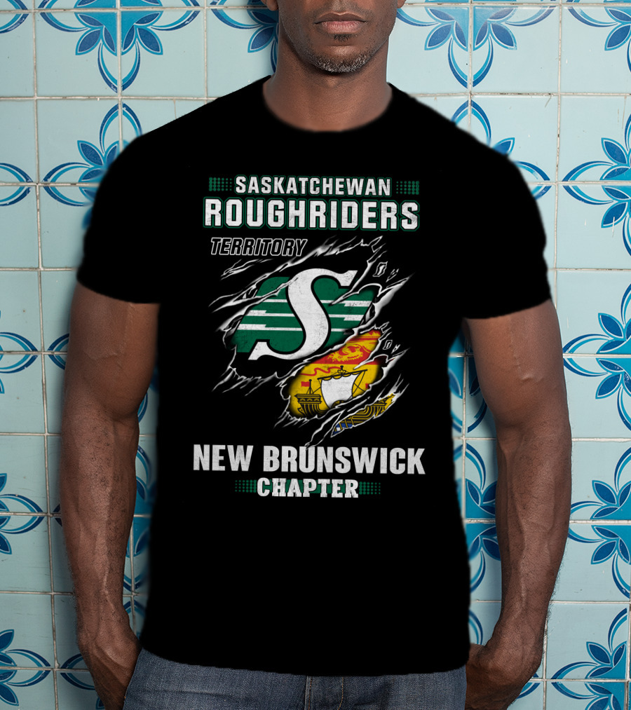Saskatchewan Roughriders Territory New Brunswick Chapter T-Shirt