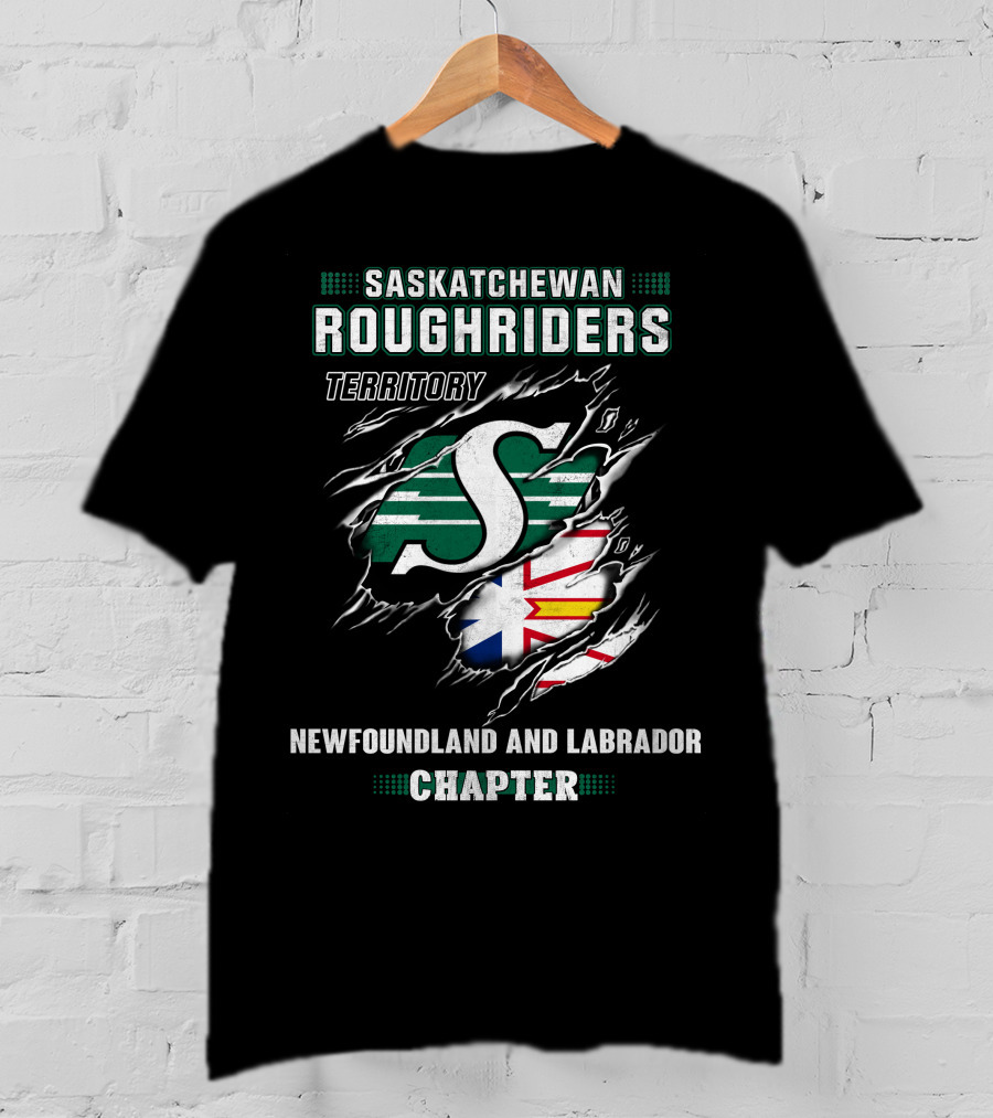 Saskatchewan Roughriders Territory Newfoundland And Labrador Chapter T-Shirt