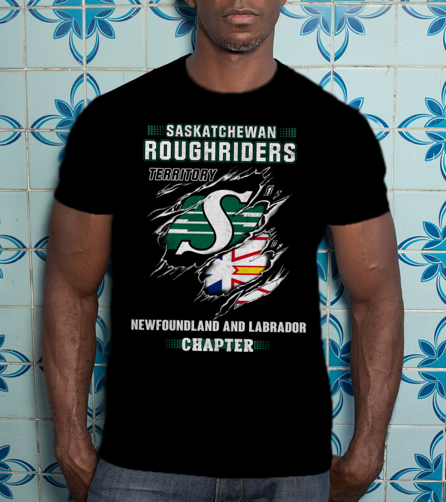 Saskatchewan Roughriders Territory Newfoundland And Labrador Chapter T-Shirt