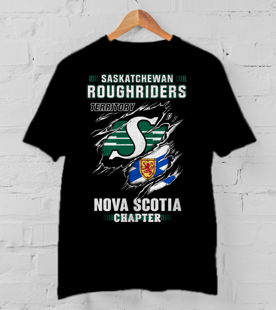 Saskatchewan Roughriders Territory Nova Scotia Chapter T-Shirt