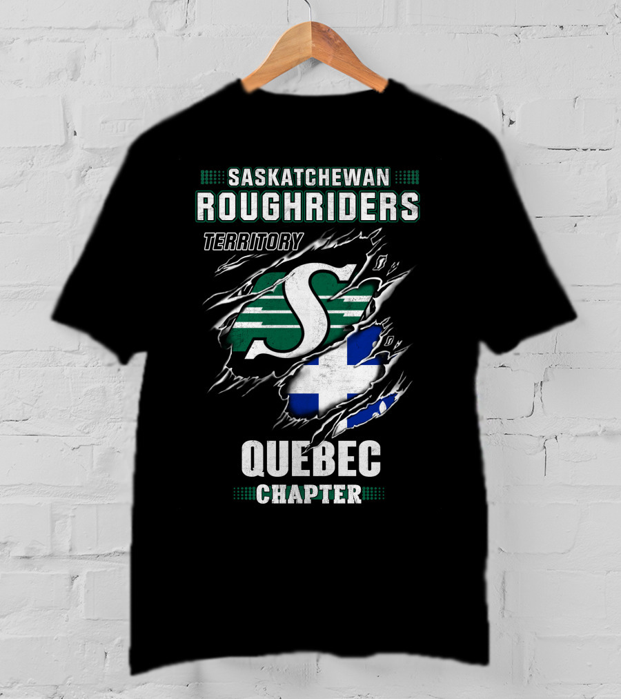 Saskatchewan Roughriders Territory Quebec Chapter T-Shirt