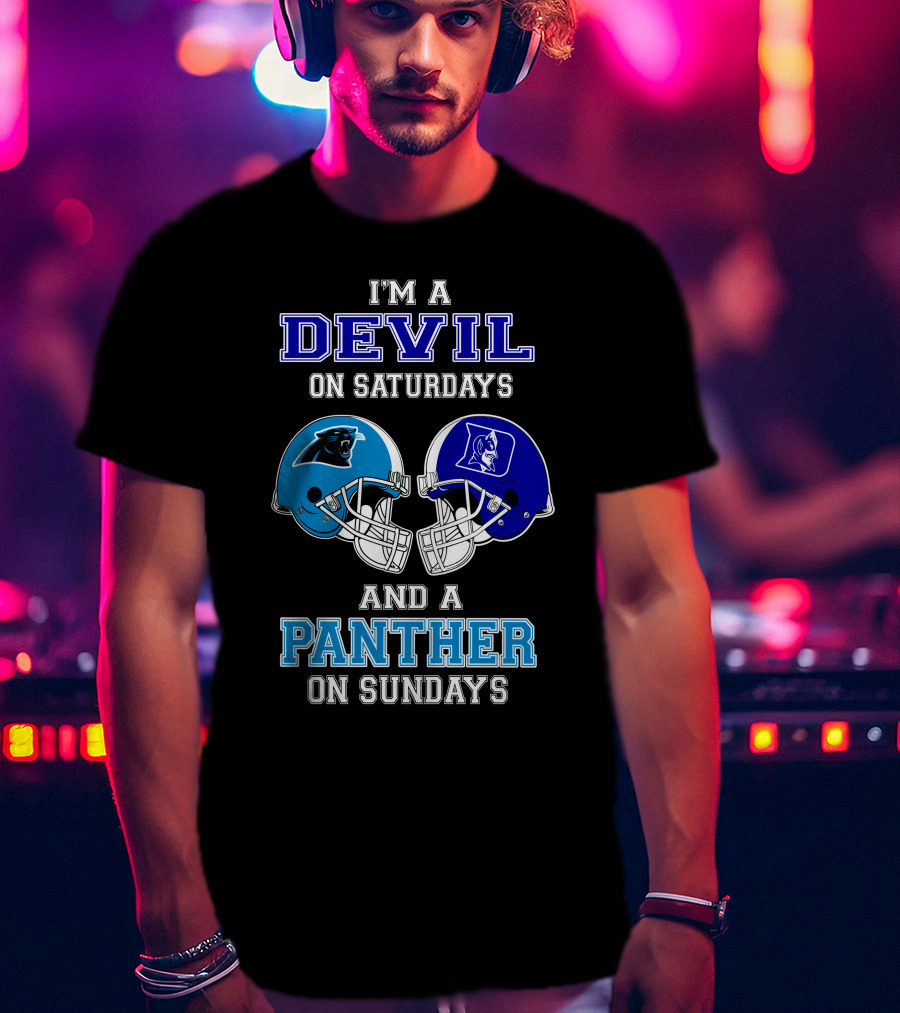 I'm A Devil On Saturdays And A Panther On Sundays T-Shirt