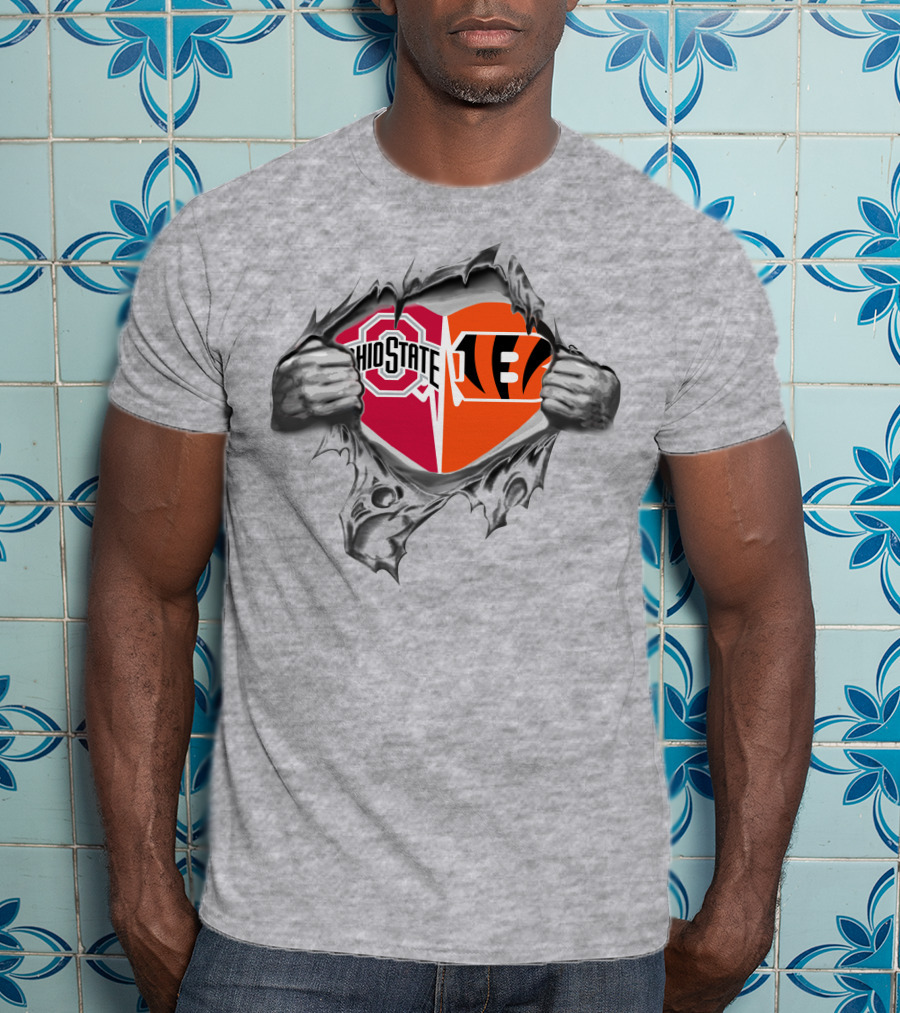 Ohio State Buckeyes Bengals It's In My Heart T-Shirt