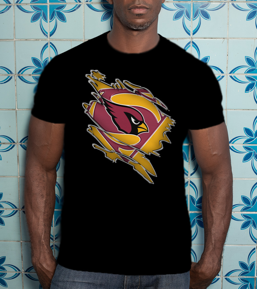 Cardinals Super Hero Emblem Display T-Shirt