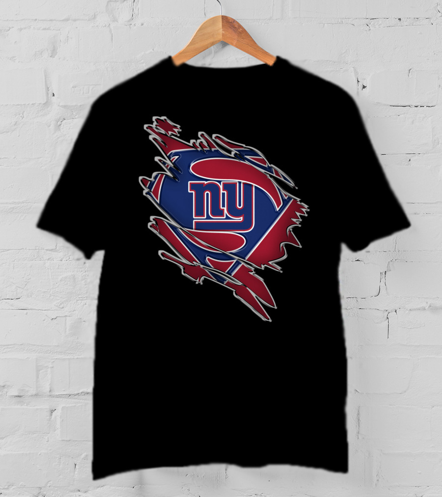 NY Giants Superman Logo Mashup T-Shirt