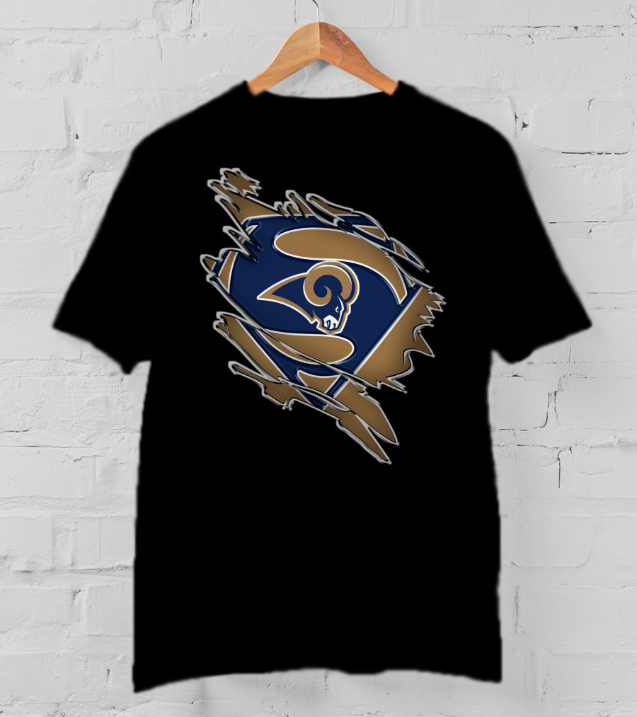 Rams Super Logo Superman Emblem T-Shirt