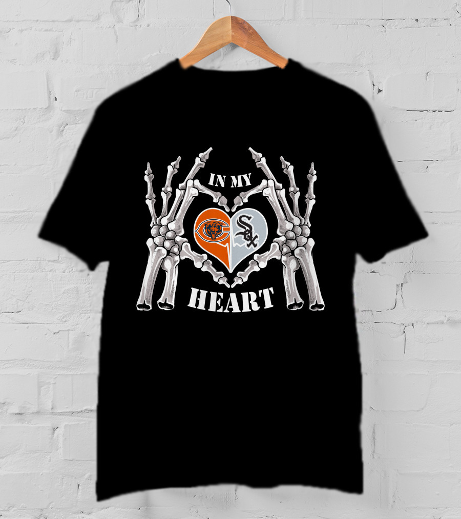 Bears White Sox In My Heart T-Shirt