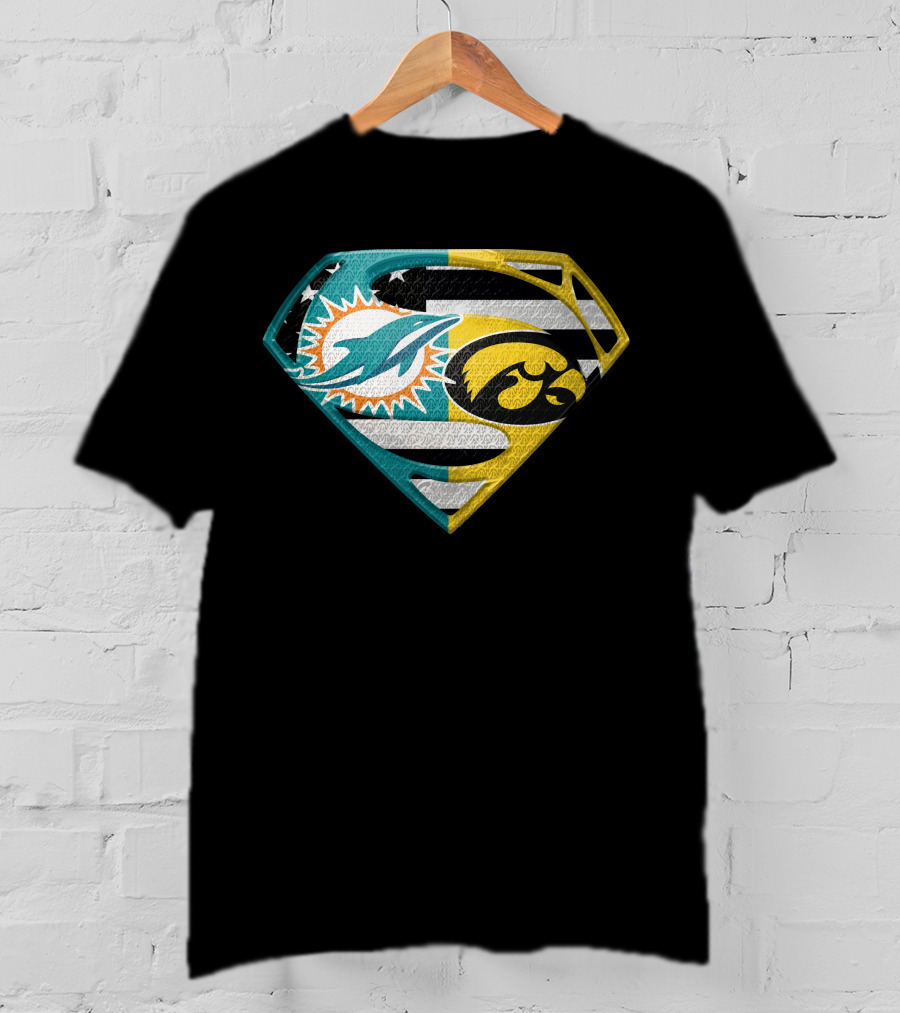 Miami Dolphins Iowa Hawkeyes Super T-Shirt