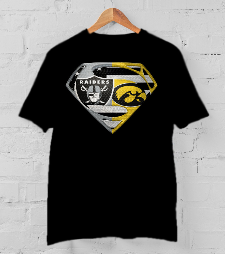 Raiders Iowa Hawkeyes Super Logo Spm T-Shirt