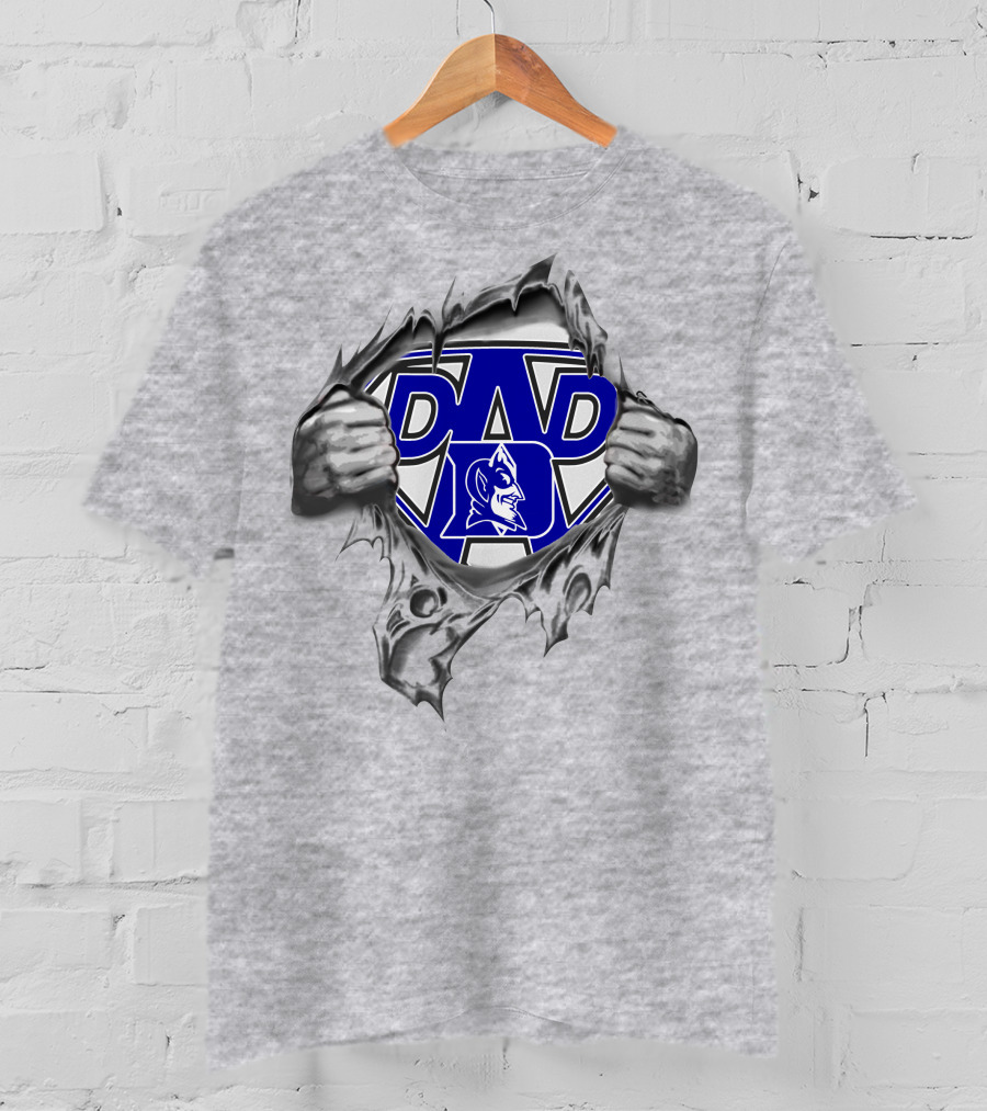 Duke Blue Devils Dad Super Emblem T-Shirt