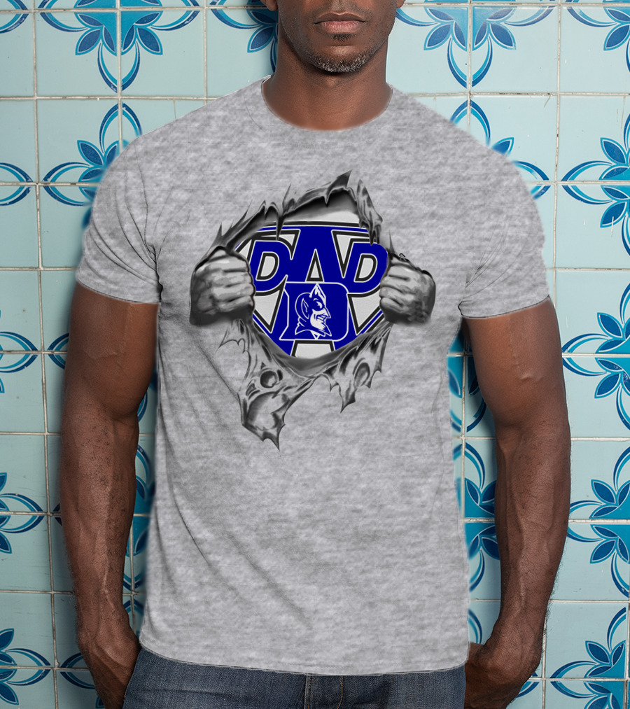 Duke Blue Devils Dad Super Emblem T-Shirt