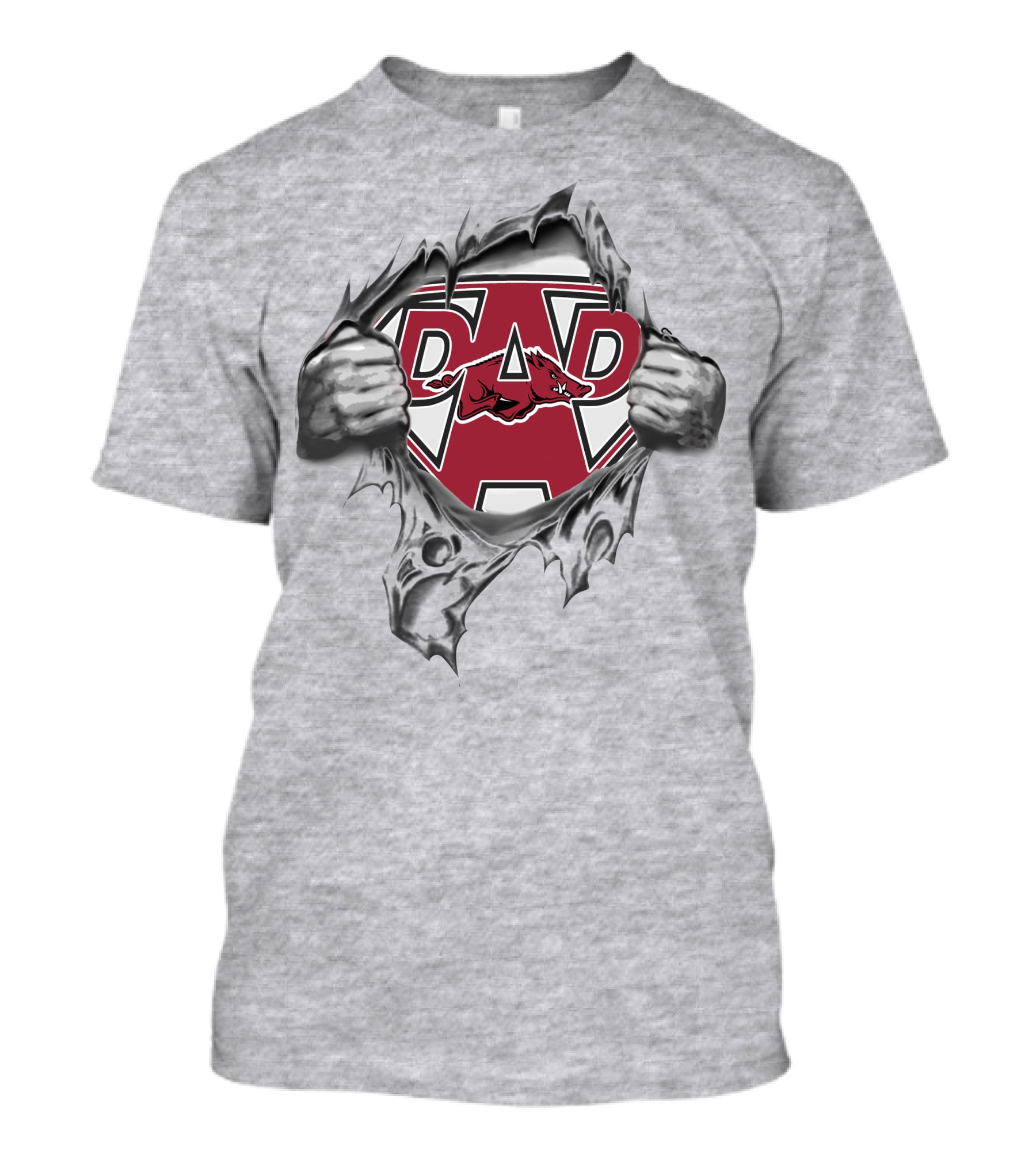 Razorbacks Dad Super Razorback T-Shirt
