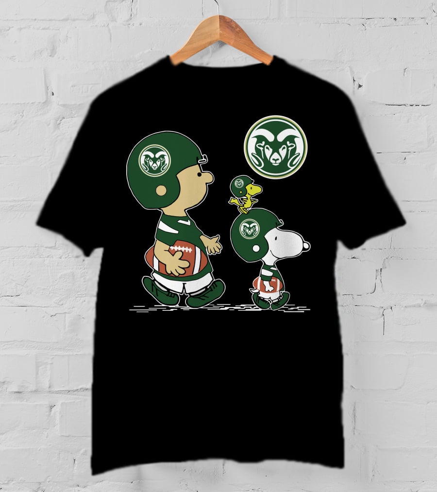 Colorado State Rams Football Characters With Helmets T-Shirt