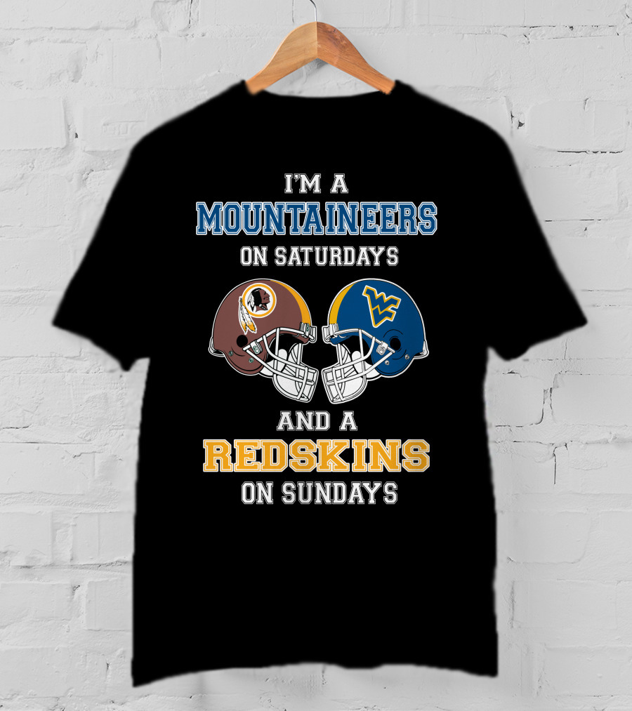Mountaineers Saturdays Redskins Sundays T-Shirt