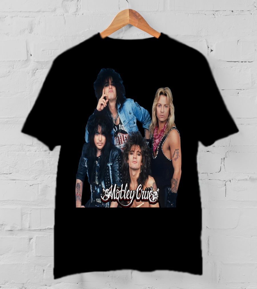 Motley Crue Band Members Photo T-Shirt