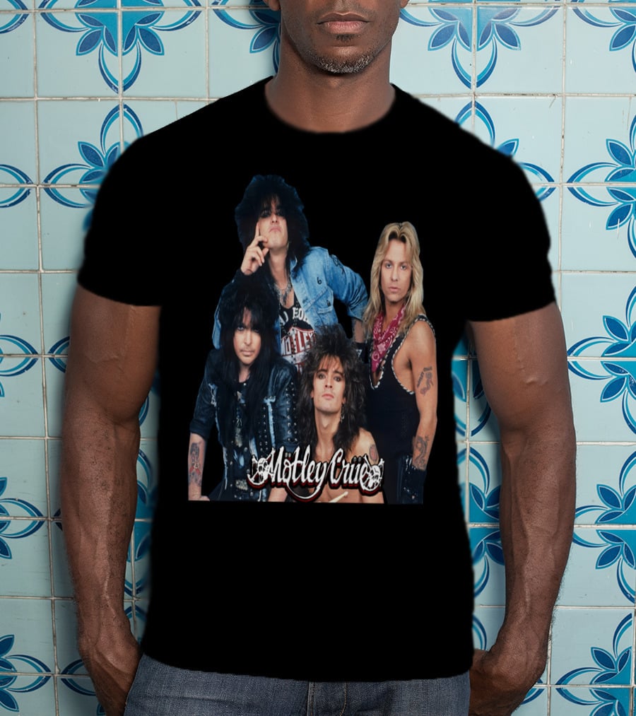 Motley Crue Band Members Photo T-Shirt