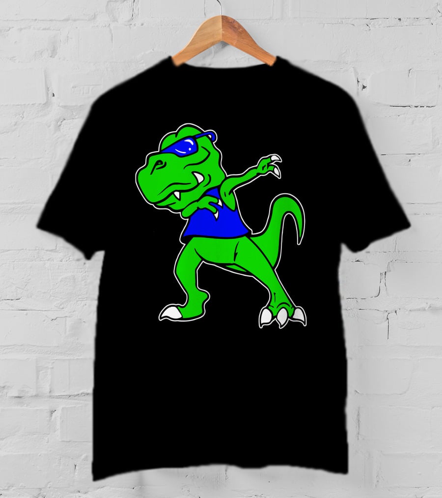 Dragon Dabbing In Blue Sunglasses And Tank Top T-Shirt