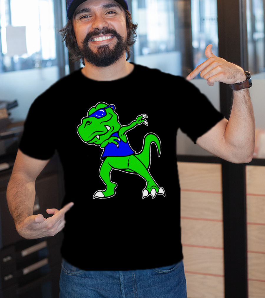 Dragon Dabbing In Blue Sunglasses And Tank Top T-Shirt