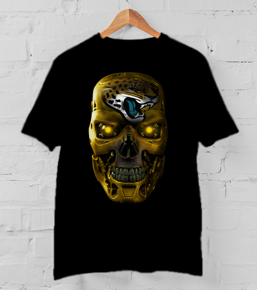 Terminator Skull Jaguars T-Shirt