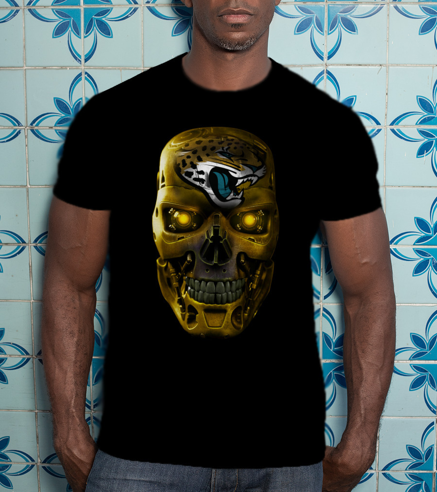 Terminator Skull Jaguars T-Shirt