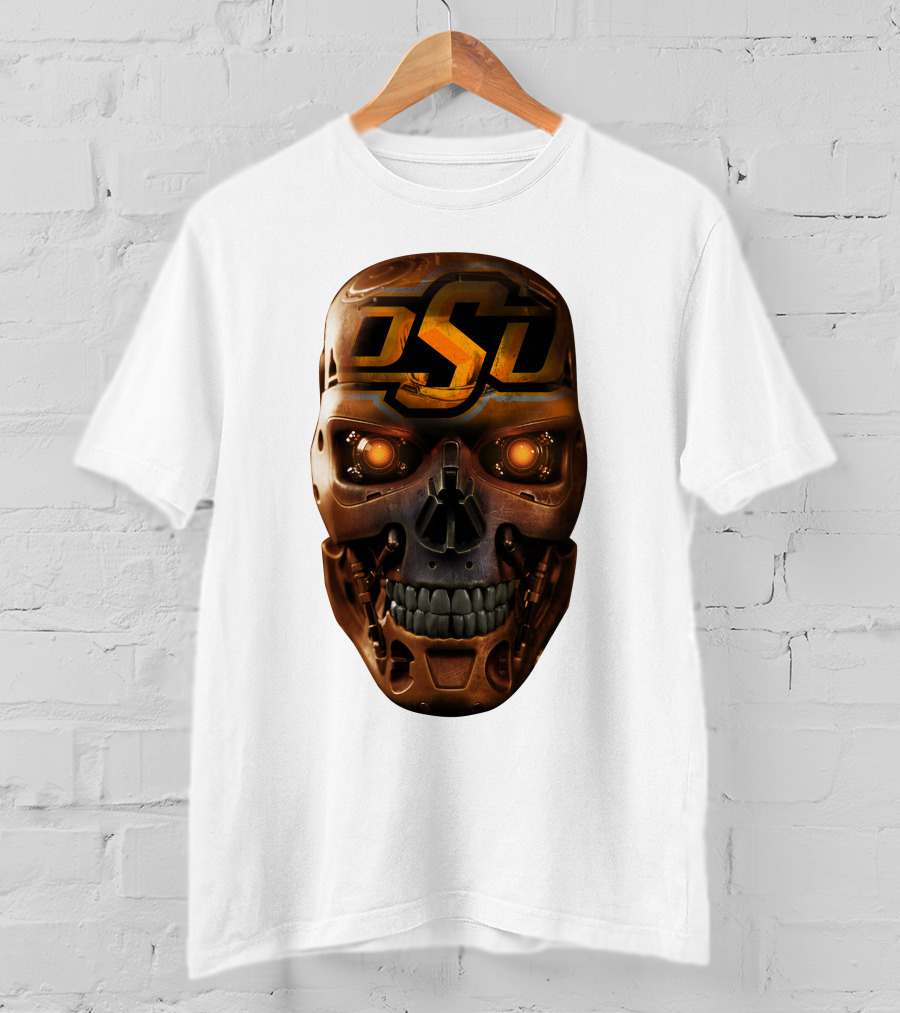 OSU Cowboys Skull Mechanic T-Shirt