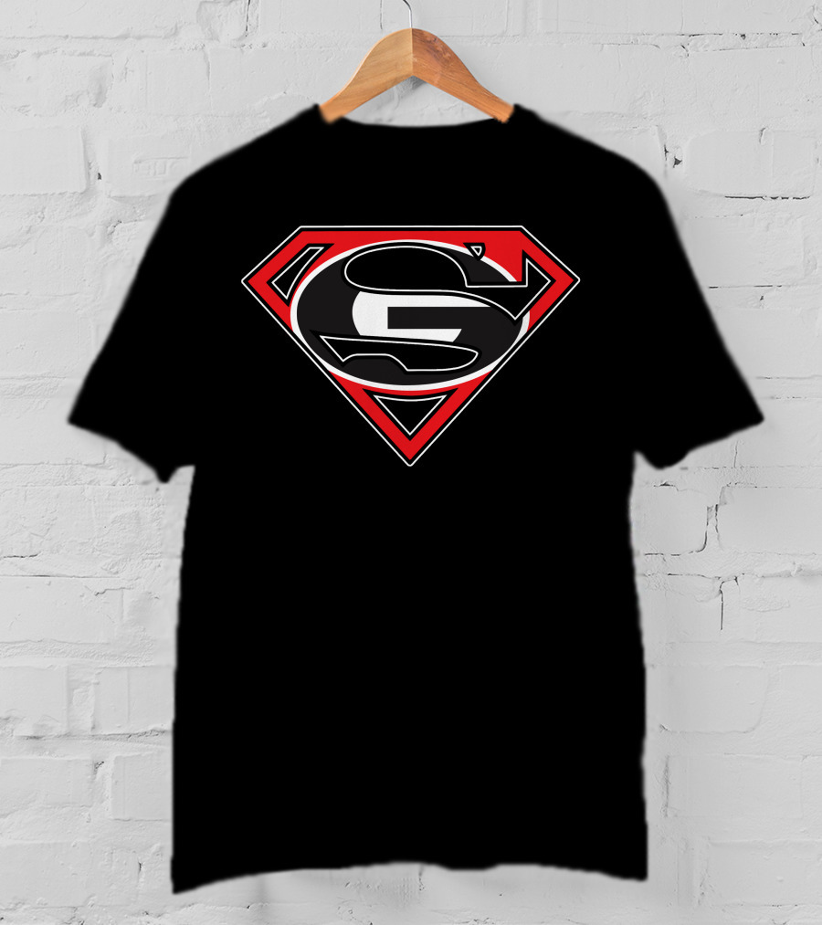 Super Man Bulldogs Symbol T-Shirt