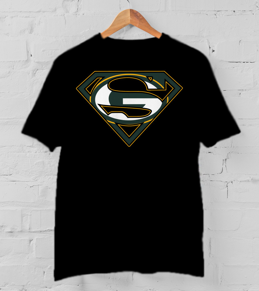 Super Man Green Bay Packers T-Shirt