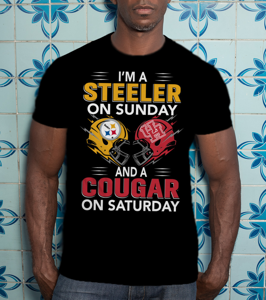 I'm A Steeler On Sunday And A Cougar On Saturday T-Shirt