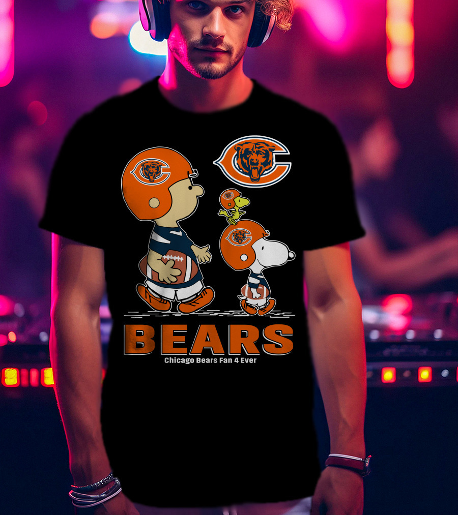 Chicago Bears Fan 4 Ever Bears T-Shirt