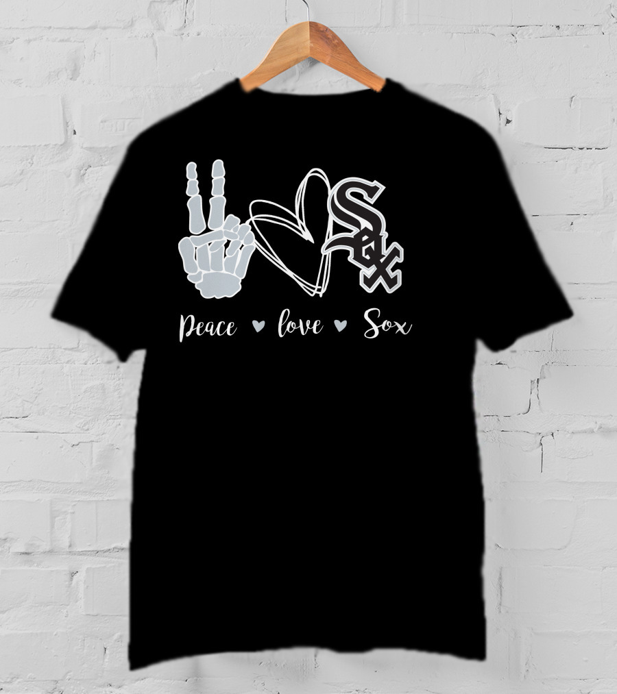 Peace Love Chicago White Sox T-Shirt