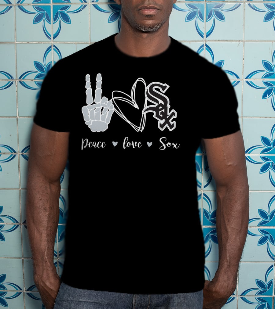 Peace Love Chicago White Sox T-Shirt