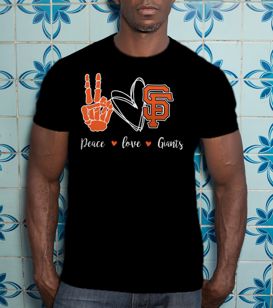 Peace Love San Francisco Giants T-Shirt