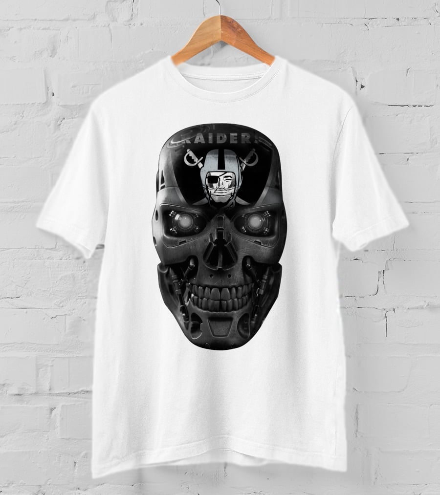 Raiders Skull Cyberpunk Fusion T-Shirt