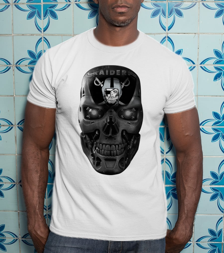 Raiders Skull Cyberpunk Fusion T-Shirt
