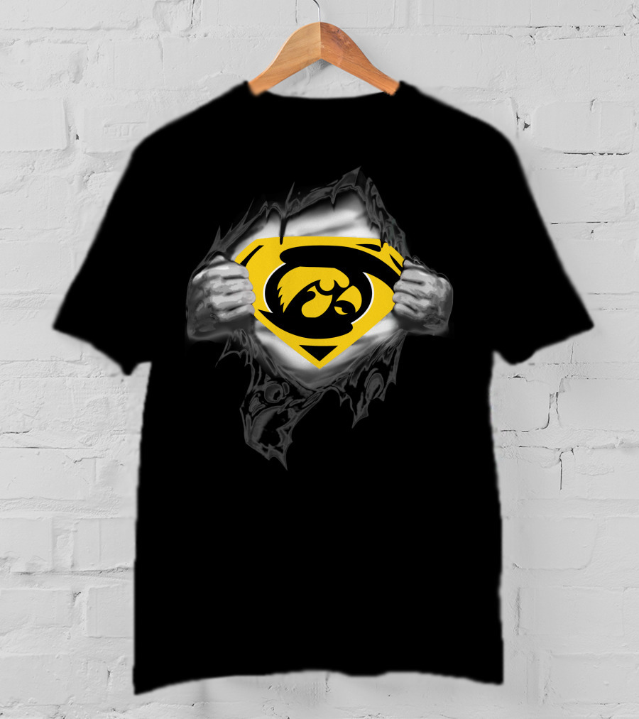 Iowa Hawkeyes Superman T-Shirt