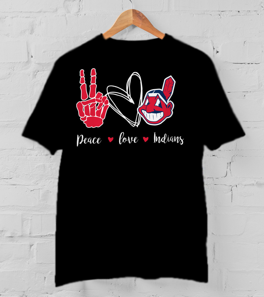 Peace Love Indians T-Shirt