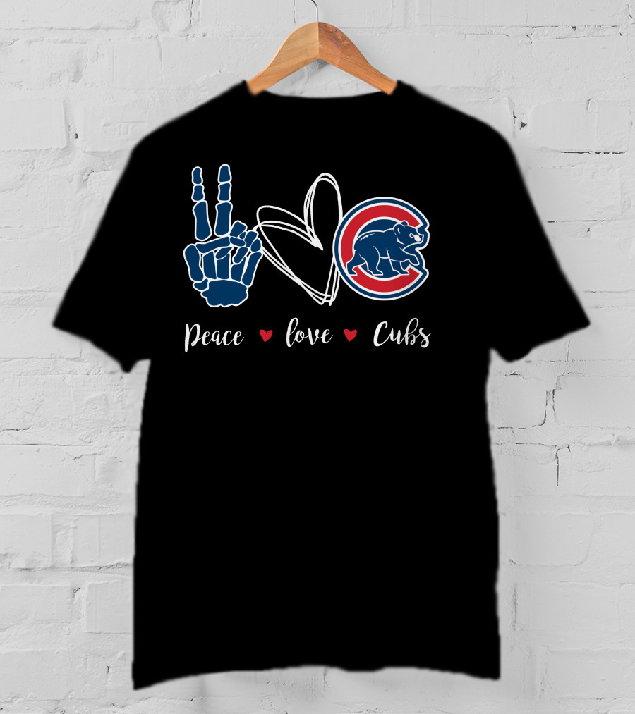 Peace Love Cubs T-Shirt
