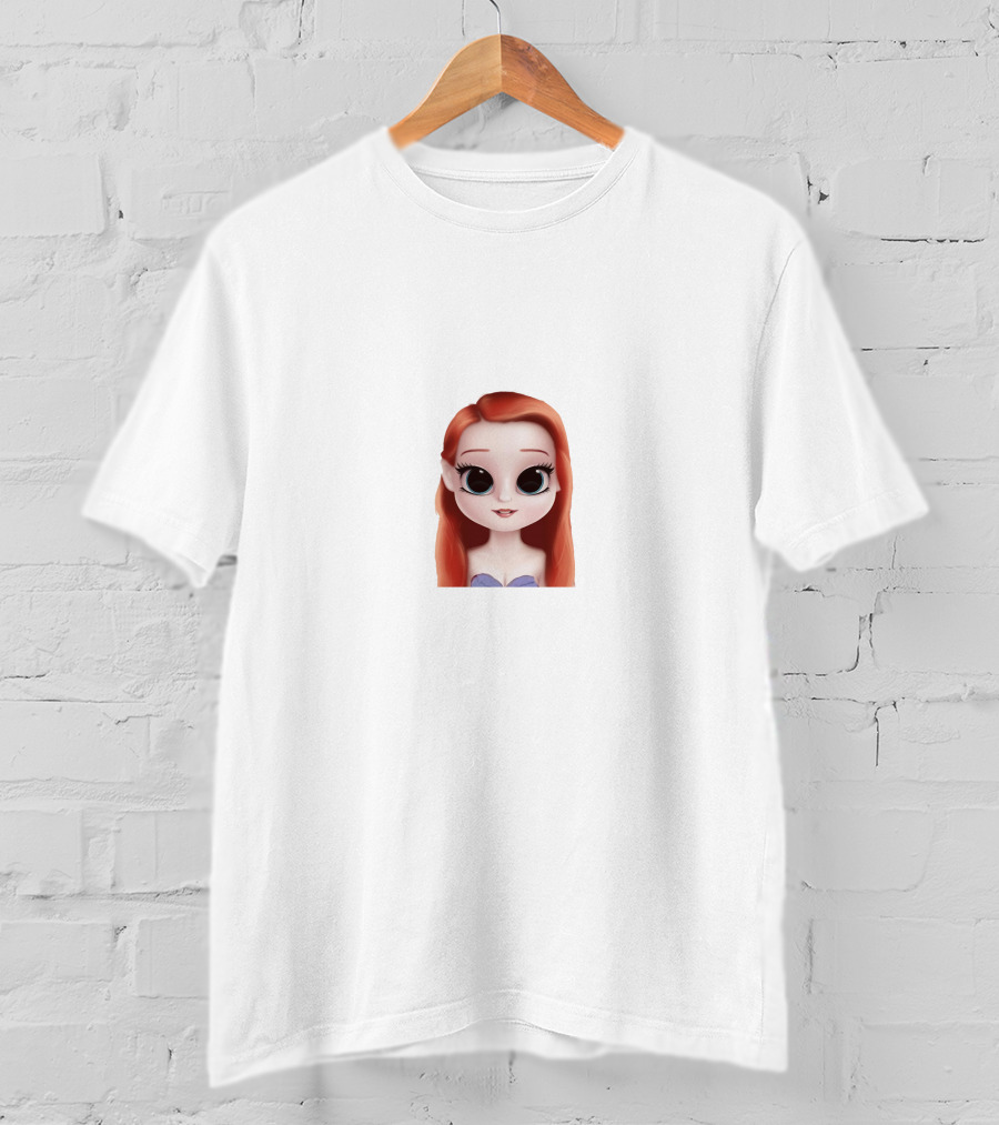 Olivia Somersille Ariel Disney Princess Style Doll T-Shirt