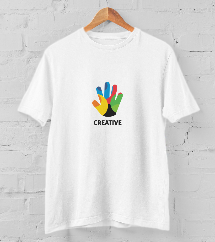 Creative Multicolor Hand T-Shirt