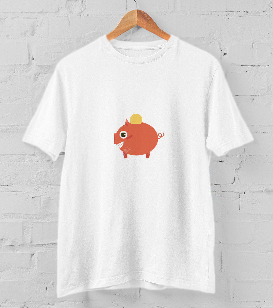 Coin Piggy Bank Band T-Shirt