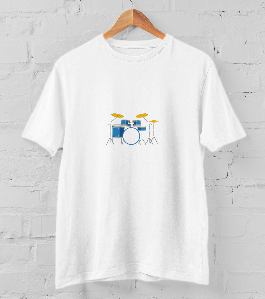 Eslabon Armado Blue Drum Set T-Shirt